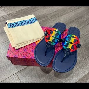 Tory Burch Miller Flip Flops size 7